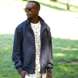 Tiwel mens size S navy jacket